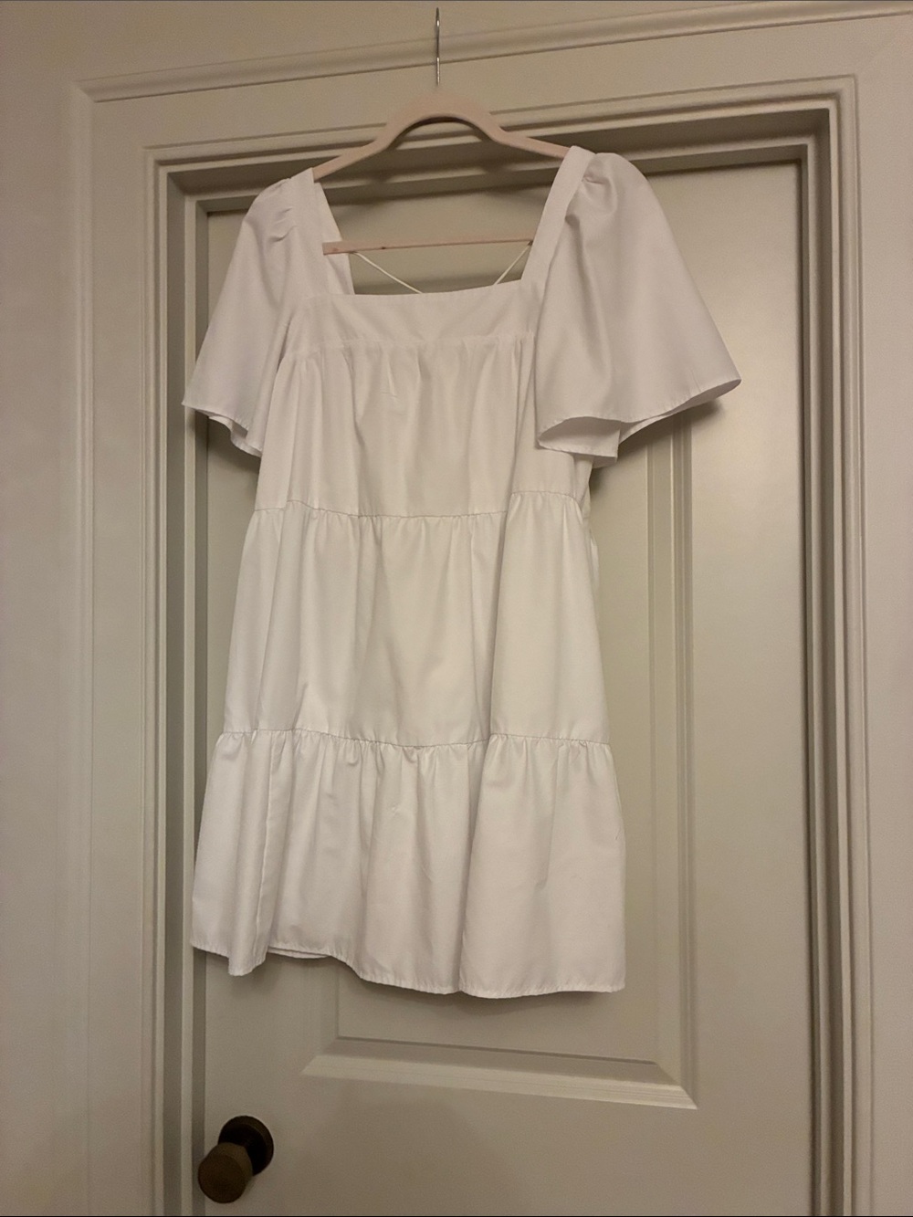 Abercrombie & Fitch White babydoll dress